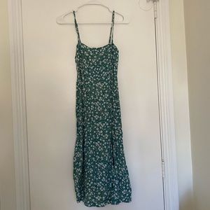 Motel Rocks Green Floral Dress